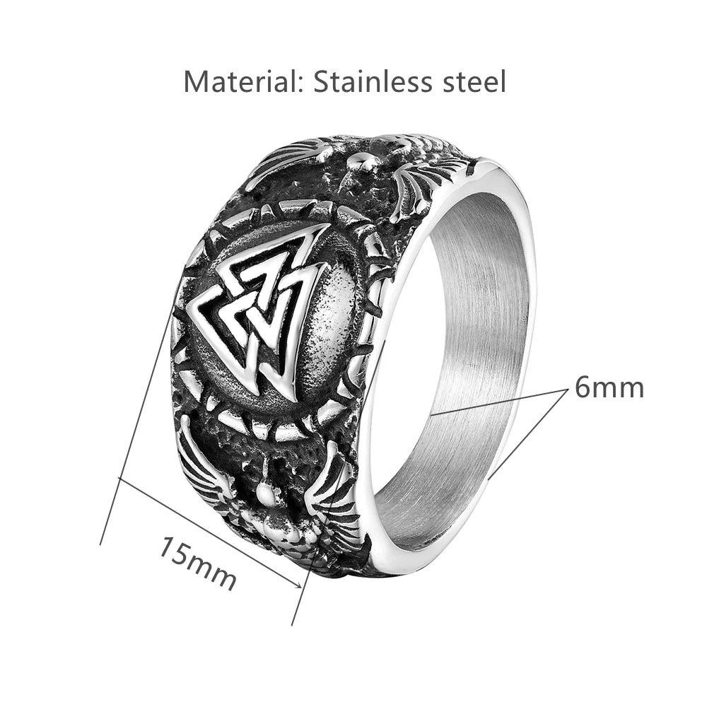 PENDRA Eagle Rune Ring