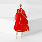 PENDRA Charming Beauty Lady Brooch
