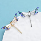 PENDRA Dragonfly Grace 2-Color Rhinestone Brooch
