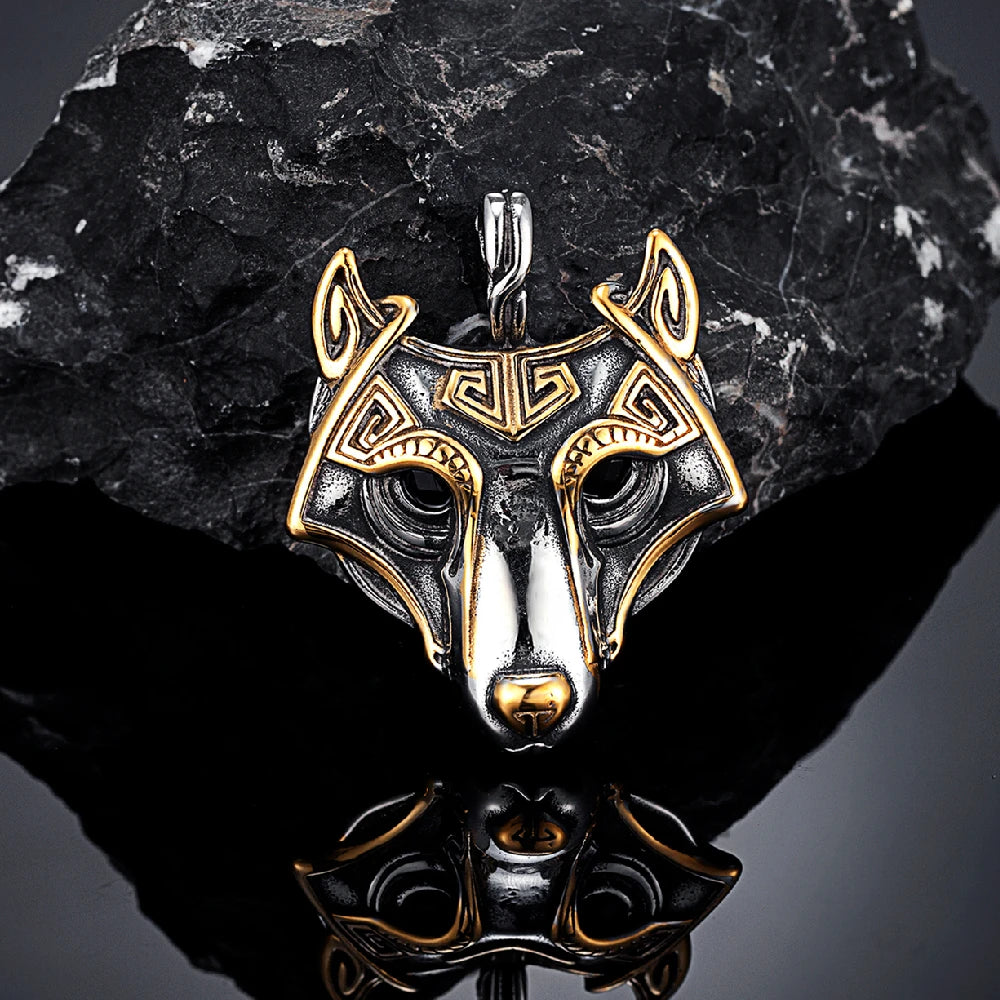 PENDRA Wolf Norse Celtic Necklace