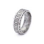 PENDRA Futhark Simple Stainless Steel Rune Ring