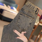 PENDRA Straight Wide Coffee Pants