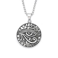 PENDRA Horus 316L Stainless Steel Eye of Horus Necklace
