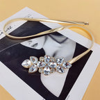 PENDRA Rheaorae Metal Gold Floral Elegant Belt