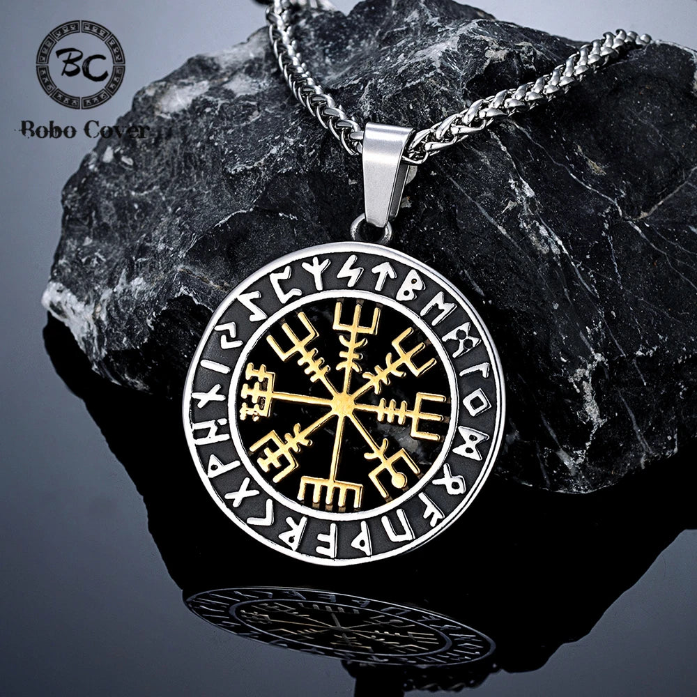 PENDRA Rune Compass Necklace