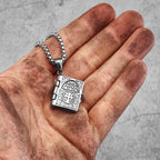 PENDRA Holy Bible Steel Necklace