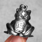 PENDRA Immortal Toad Frog Steel Necklace