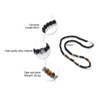 PENDRA Tiger Beaded Beaded Necklace