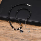 PENDRA Square Beaded Beaded Necklace