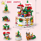 PENDRA Elk Deer Santa Building Set
