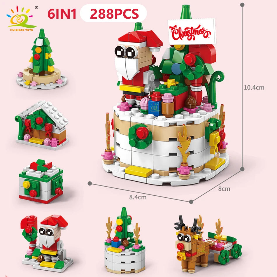 PENDRA Elk Deer Santa Building Set