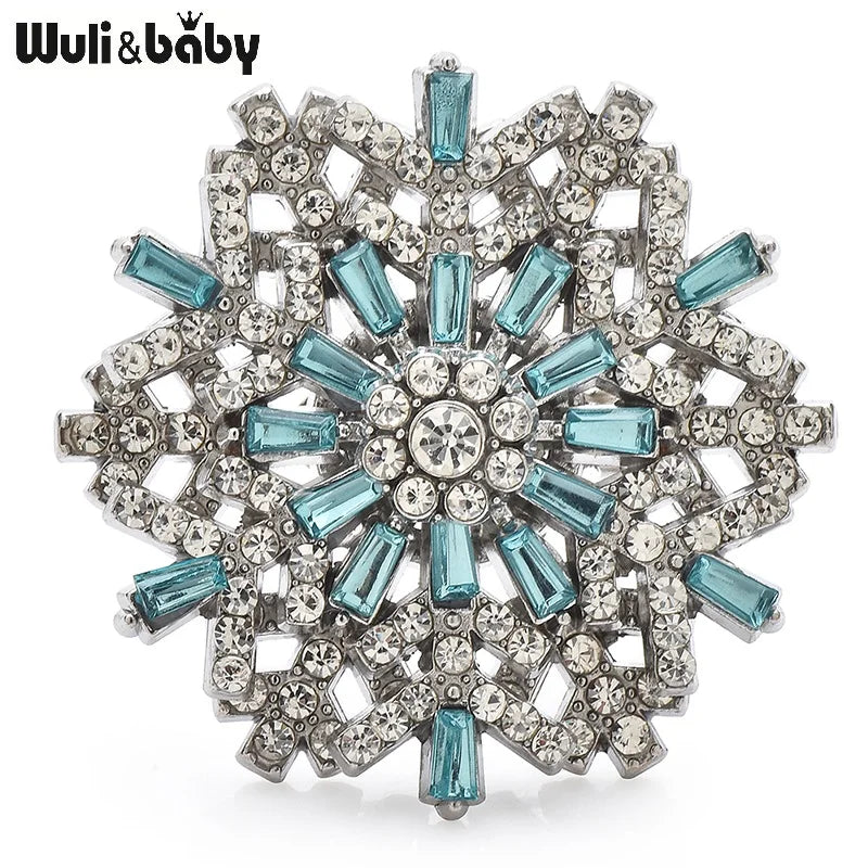 PENDRA Snowelle New Christmas Snowflake Brooch