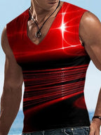 PENDRA Printed Sports Sleeveless T-Shirt