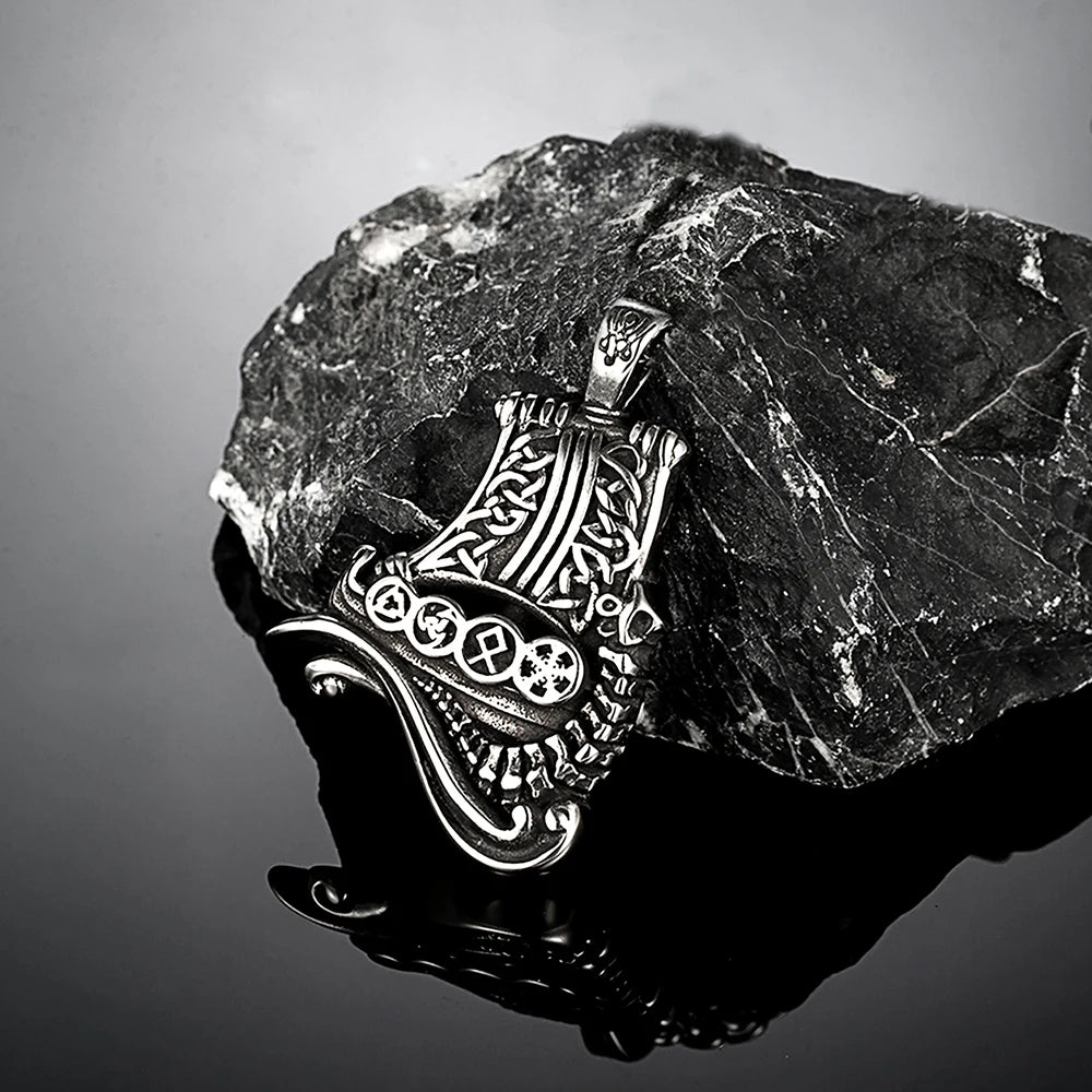 PENDRA Rune Vintage Norse Necklace