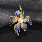 PENDRA Pearlina Pearl Flower Brooch