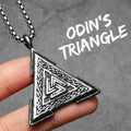 PENDRA Odin's Triangle Steel Necklace