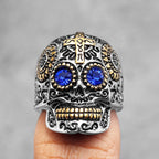 316L Stainless Steel Skull Gothic Religious Cross Man Men Rings Punk Rock Gothic For Biker Male Boy Jewelry Accessories Gift