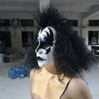 PENDRA Demon Curly Wig Latex Mask