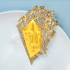 PENDRA Charming Art Face Brooch