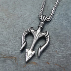 PENDRA Poseidon Greek Trident Pendant