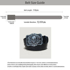 PENDRA Velaellea Leather Skull Gothic Belt