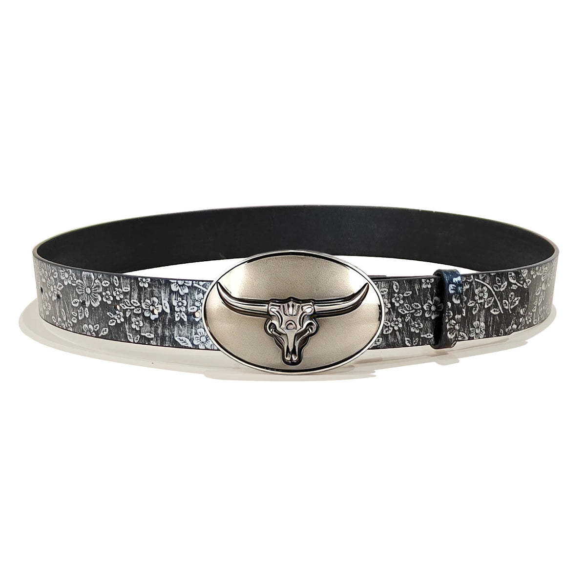 Retro Western Cowboy Style Casual Belt with Antiqued Alloy Horse Buckle, a Versatile Accessory for Daily Commute and Dating