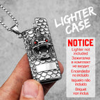 PENDRA Chinese Unicorn Lion Steel Necklace