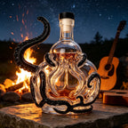 Creative Octopus Shape Glass Decanter 350ml Whiskey Wine Liquor Bottle with Stopper for Bar Home Decor