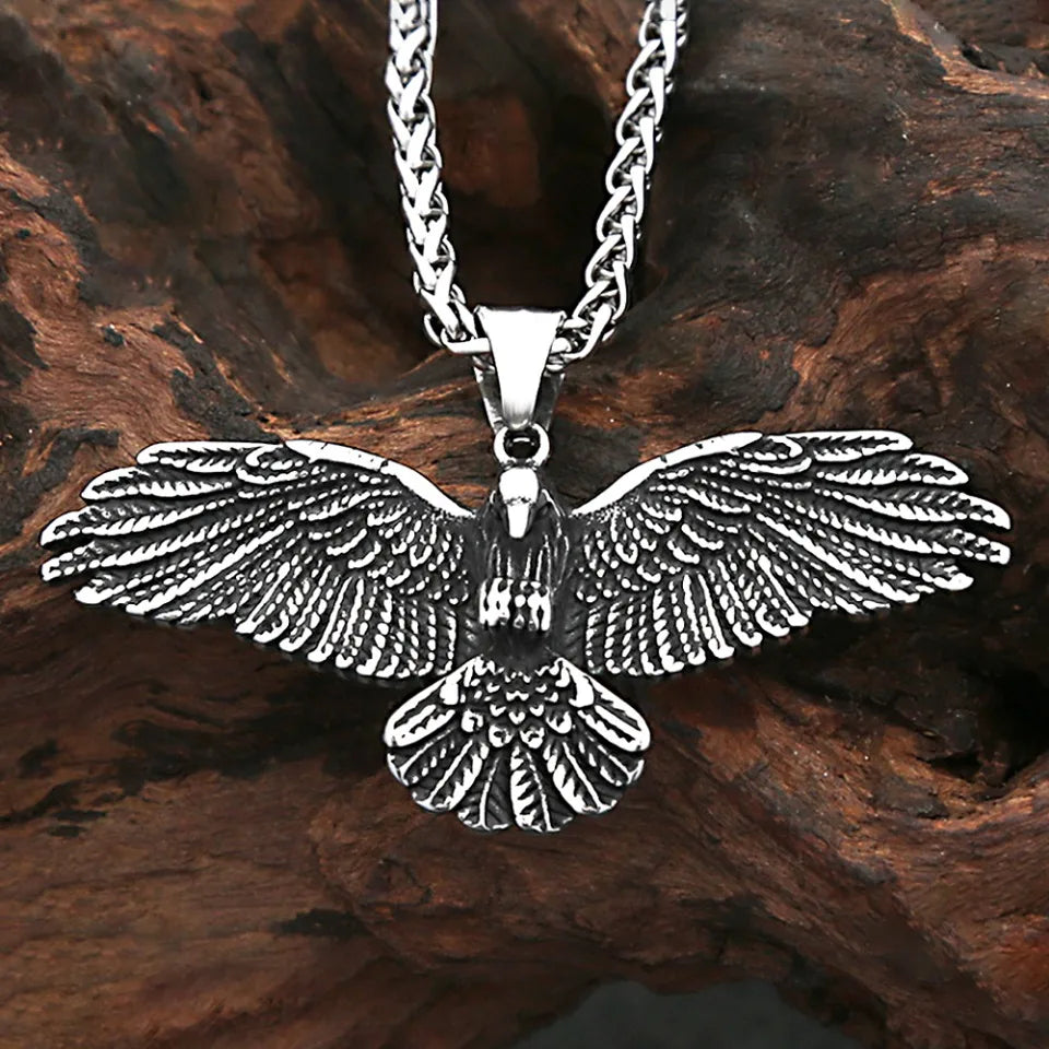 PENDRA Eagleflight 316L Stainless Steel Eagle Pendant