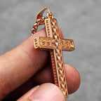PENDRA Muticolor Religon Cross Steel Necklace