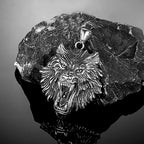PENDRA Wolf Gold Viking Necklace