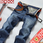 PENDRA Denim Straight Dark Pants