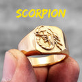 PENDRA Poisonous Scorpion Couple Steel Ring