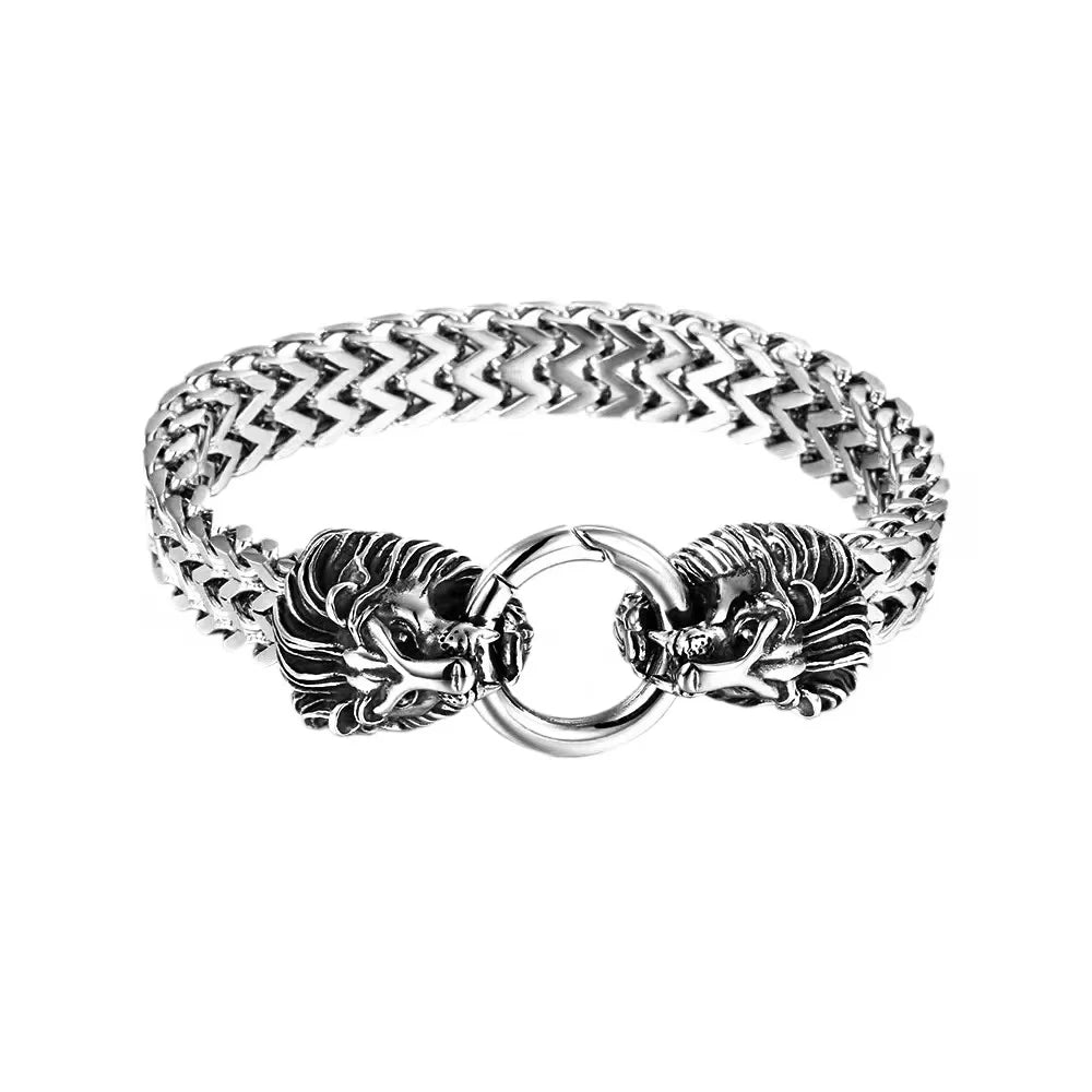 PENDRA Viking Twist Stainless Steel Cuff Bracelet