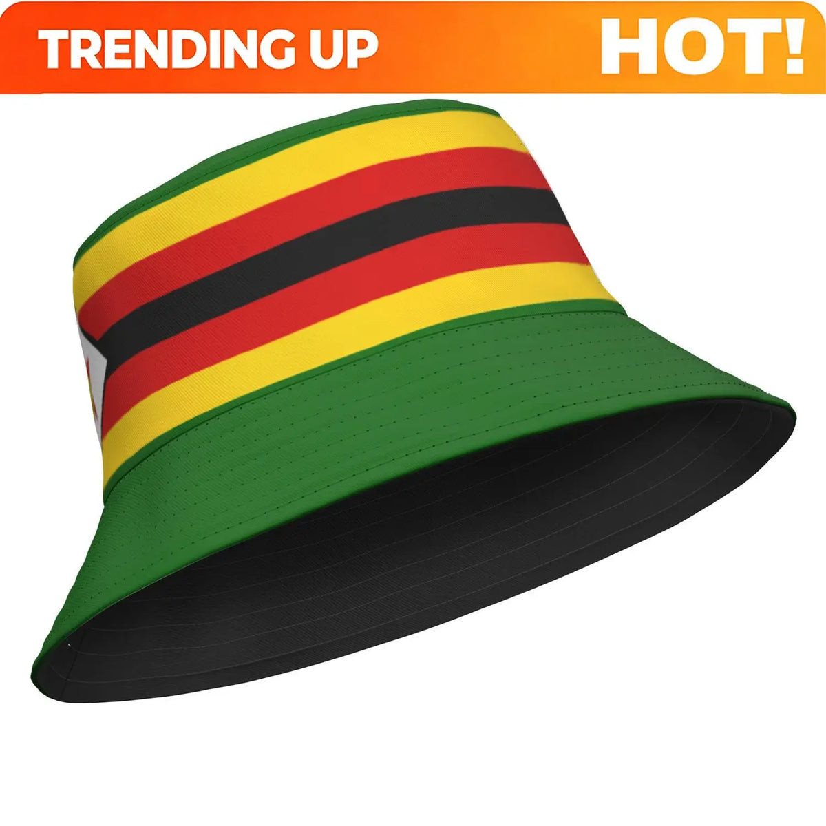 Zimbabwe Fisherman Hats Custom Made Name Team Logo Bucket Cap Zwe Country Travel Yezimbabwe Nation Zimbabwean Flags Headgear