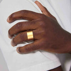 PENDRA Bend High Polished Steel Ring