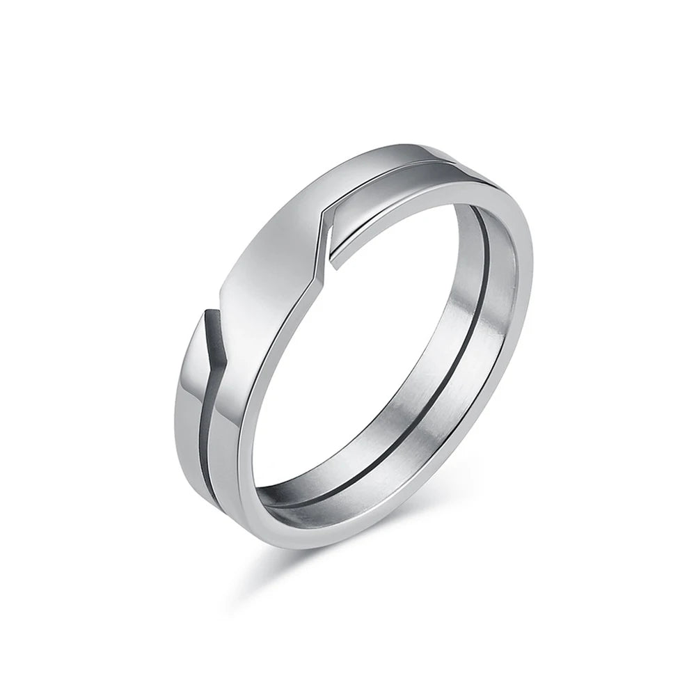 PENDRA Plainforge Simple Stainless Steel Ring