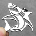 PENDRA Great Shark Sweater Steel Necklace