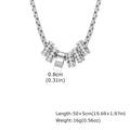 PENDRA Zircon Silver Pendant Necklace