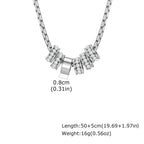 PENDRA Zircon Silver Pendant Necklace