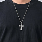PENDRA Cross Plain Pendant Necklace