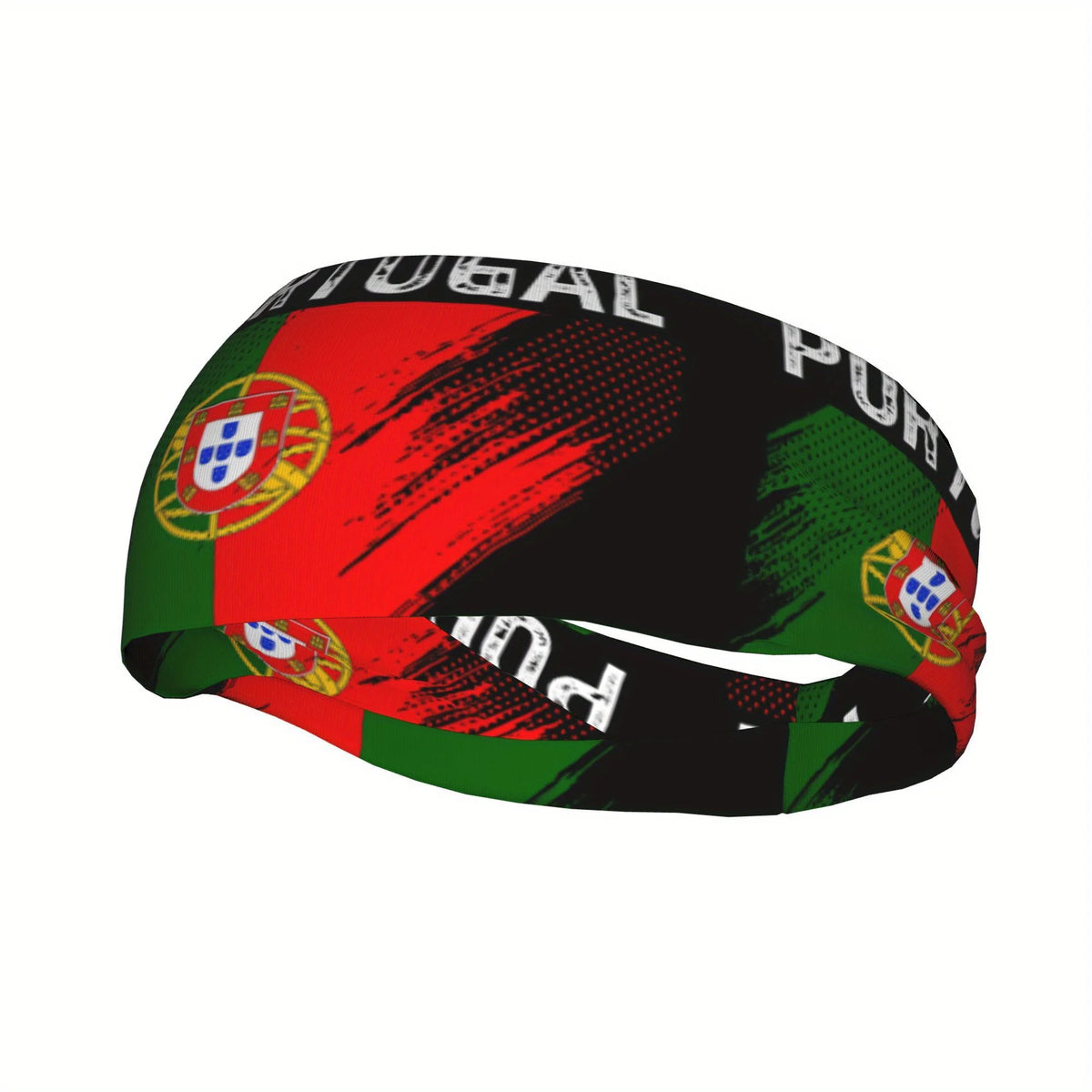 Sports Headband Featuring The Flag of Portugal