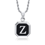 PENDRA Square Twisted Pendant Necklace