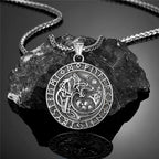 PENDRA Wolf Rune Viking Necklace