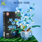 PENDRA Orchid Rose Floral Building Set