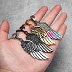 PENDRA Angel Wings Animal Steel Necklace
