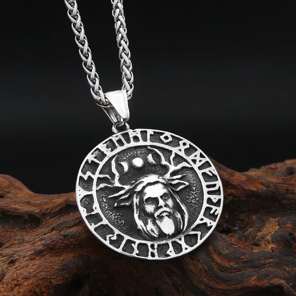 PENDRA Cernunnos Celtic Deer Horn God Pendant