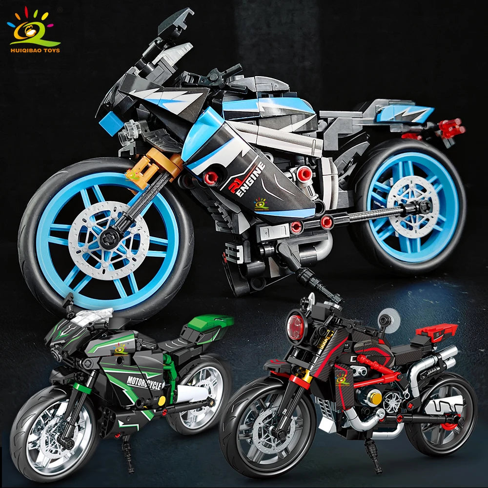 PENDRA Motorbike Moto Racer Building Set