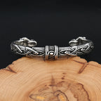 PENDRA Tigercrown Viking Double Tiger Head Bracelet