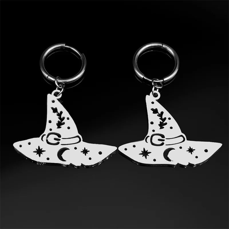 PENDRA Witchmoon Star Moon Hoop Earrings